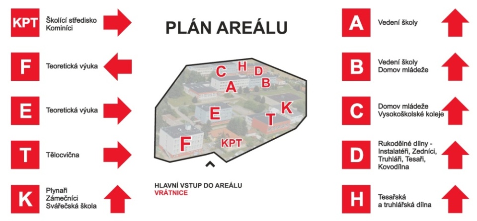 Plán areálu